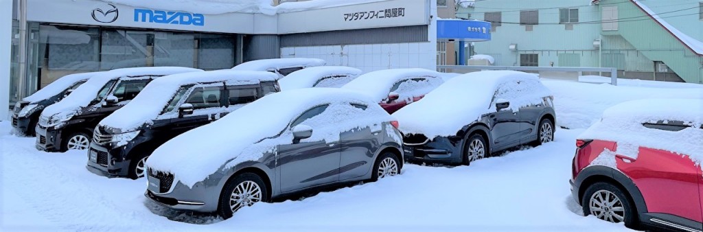 冬の日課【YUKIKAKI】 | 問屋町店 | ブログ | マツダアンフィニ青森